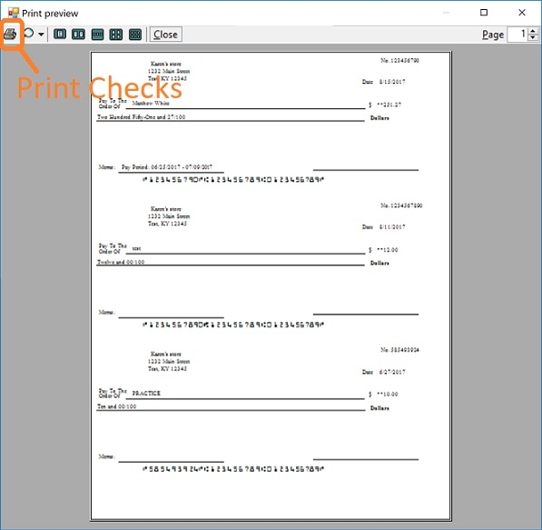 Quicken Check Printing Template